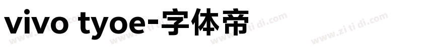 vivo tyoe字体转换 vivo tyoe字体转换
